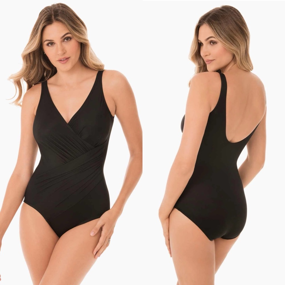 NWT Miraclesuit Must Haves Oceanus One Piece Swimsuit